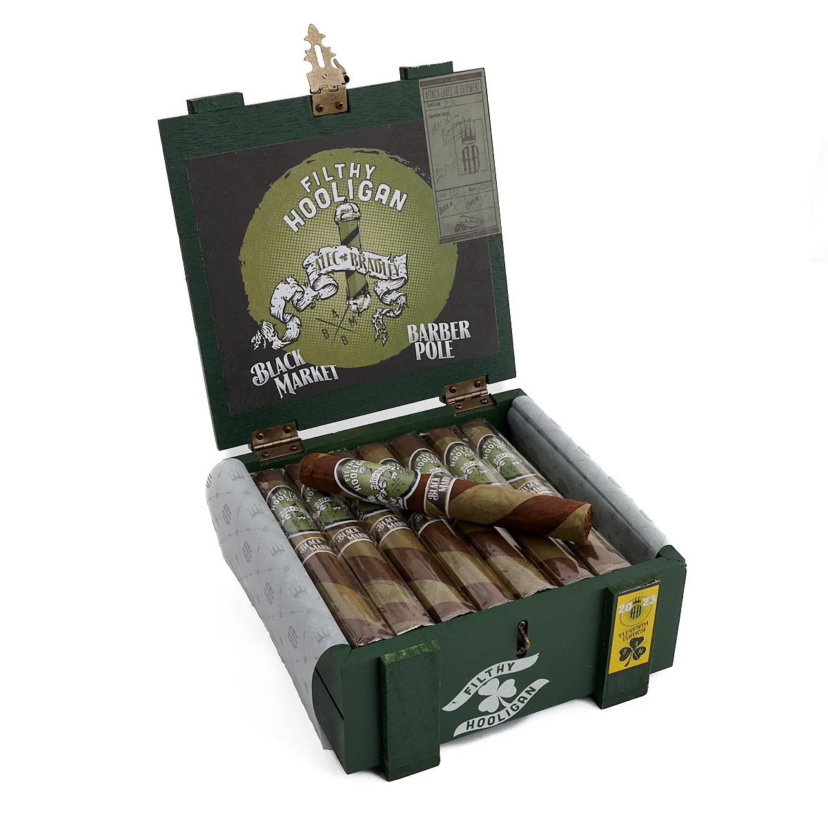Alec Bradley Black Market Filthy Hooligan Barber Pole Toro - Image 3