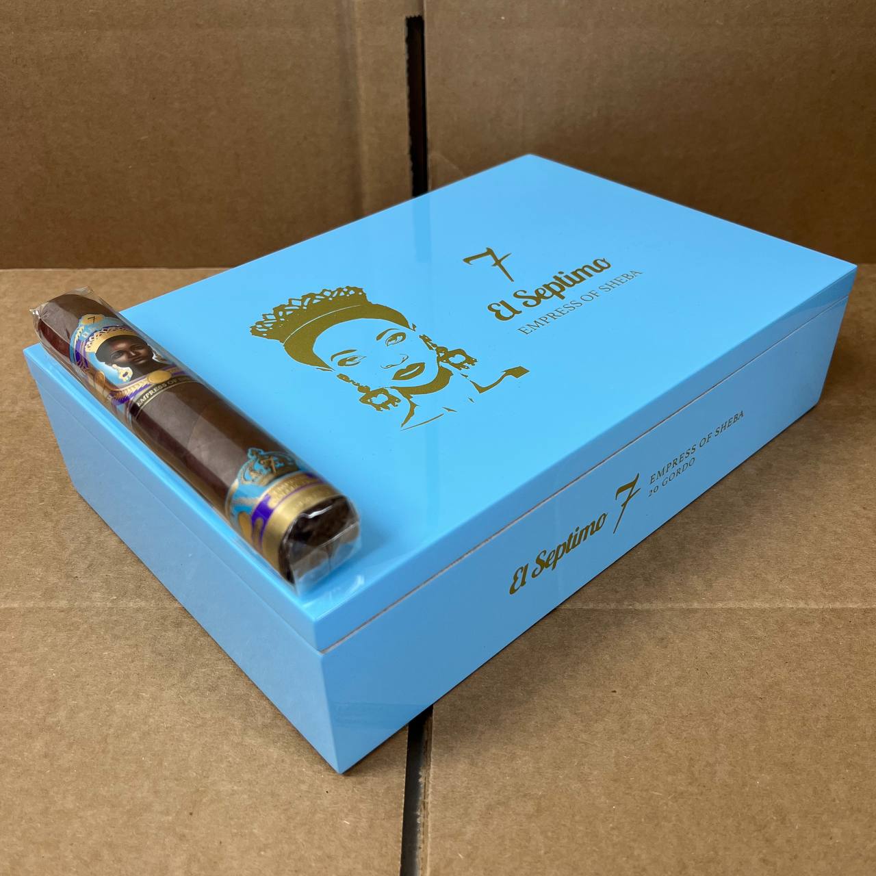El Septimo Emperor Collection Empress Sheba BLUE Maduro Gordo - Image 2