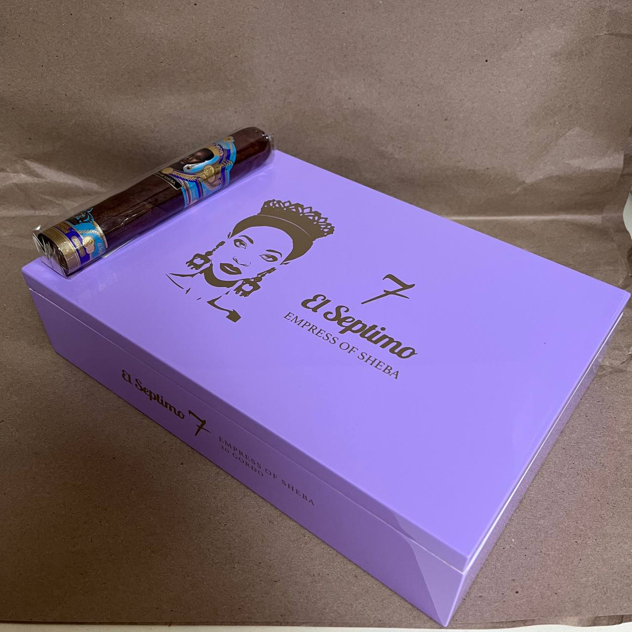 El Septimo Emperor Collection Empress Sheba PURPLE Maduro Gordo - Image 4