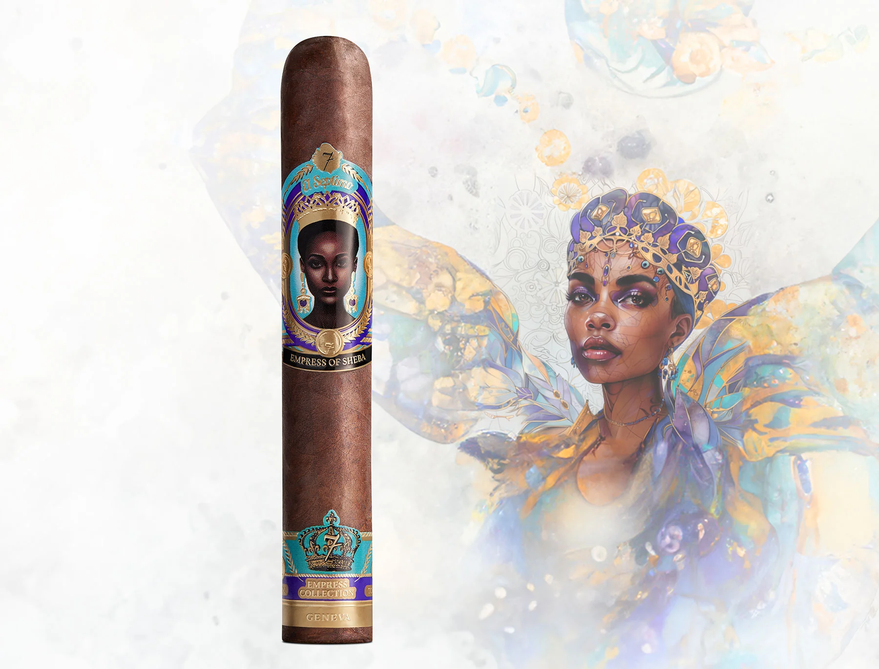 El Septimo Emperor Collection Empress Sheba WHITE Maduro Gordo - Image 2