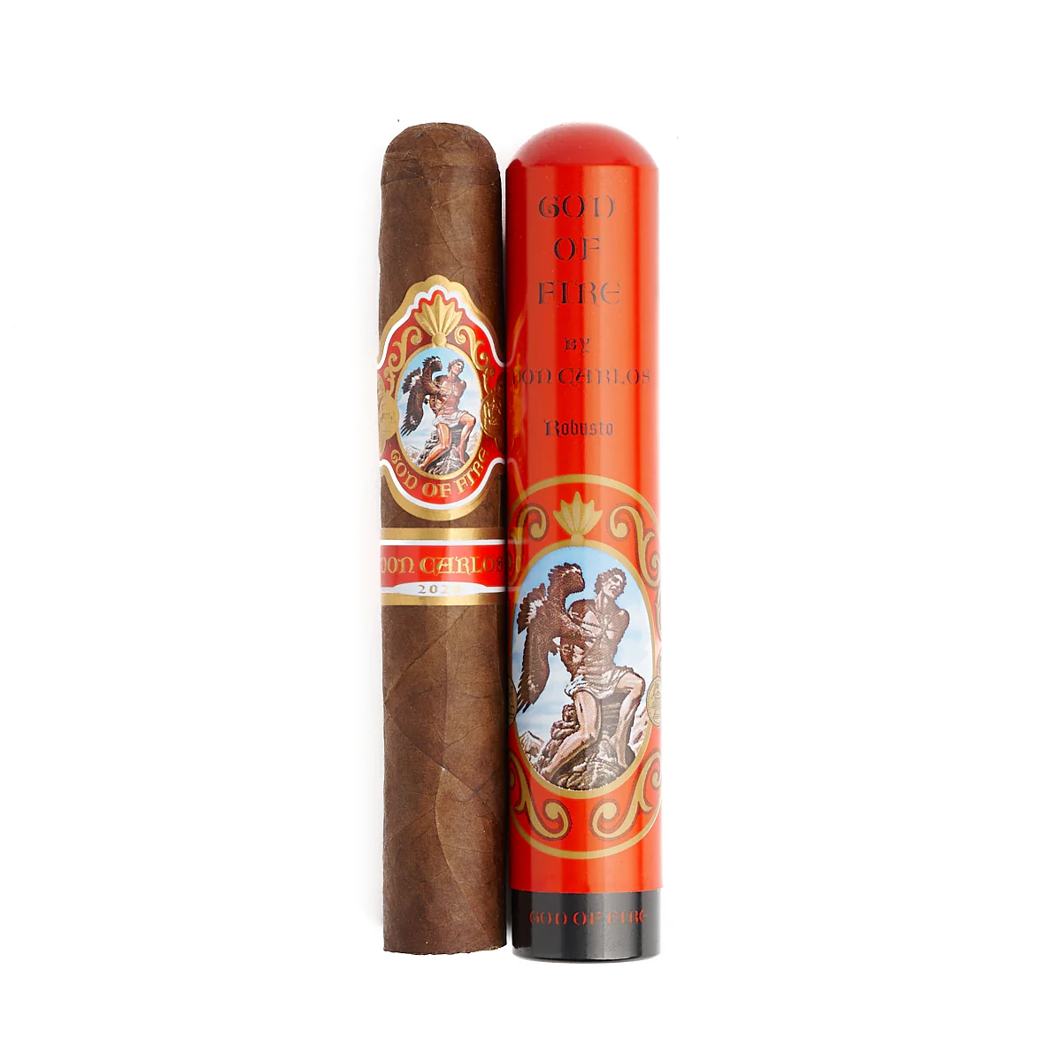 God of Fire Don Carlos Robusto Tubo - Image 2