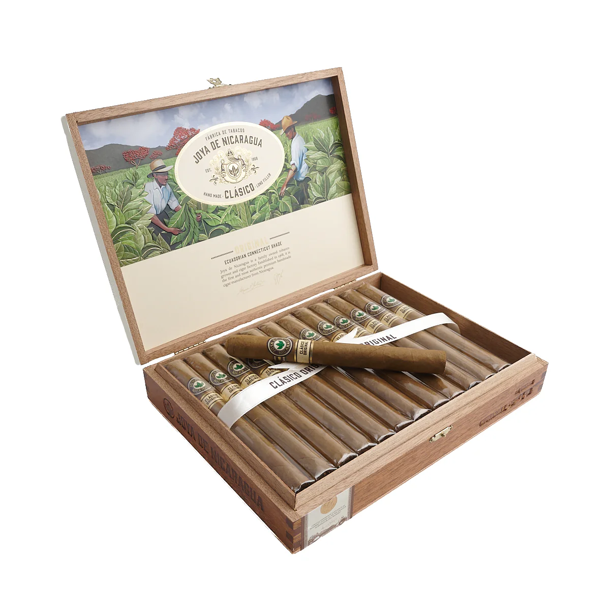 Joya De Nicaragua Clasico Claro Churchill - Image 2