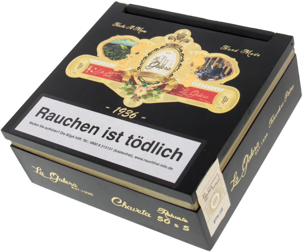 La Galera 1936 Box Pressed Robusto Chaveta - Image 3
