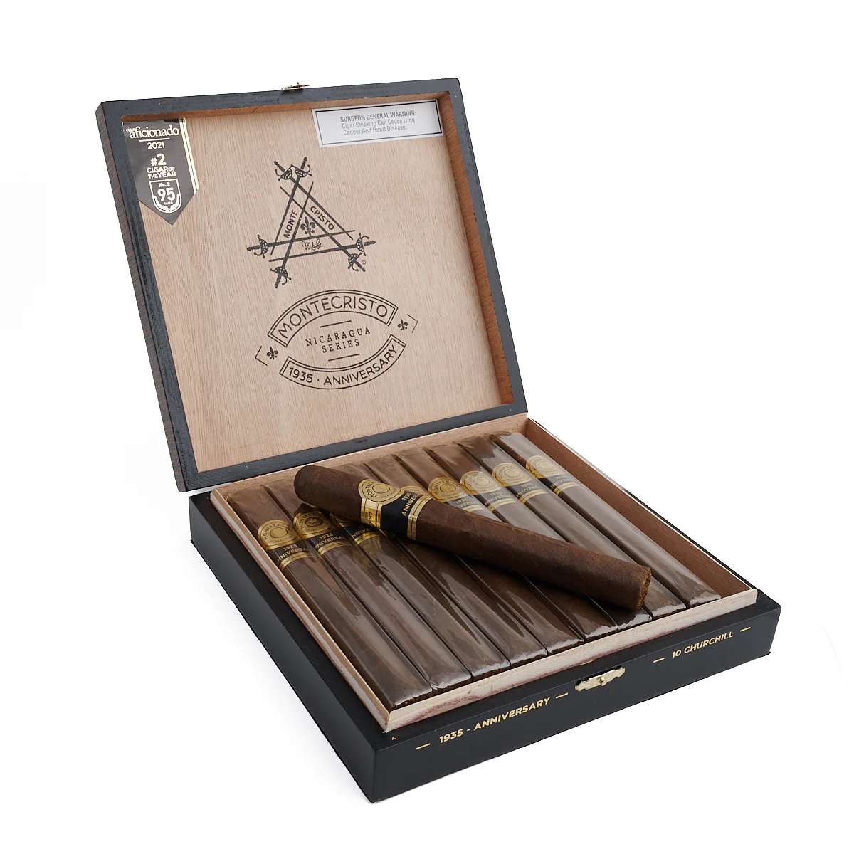 Montecristo 1935 Anniversary Nicaragua Churchill - Image 2
