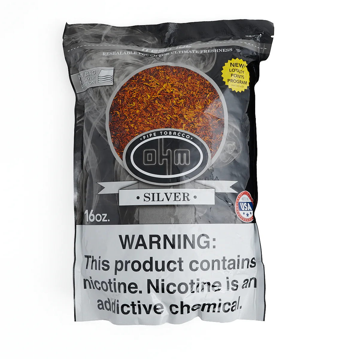 OHM Silver Pipe Tobacco