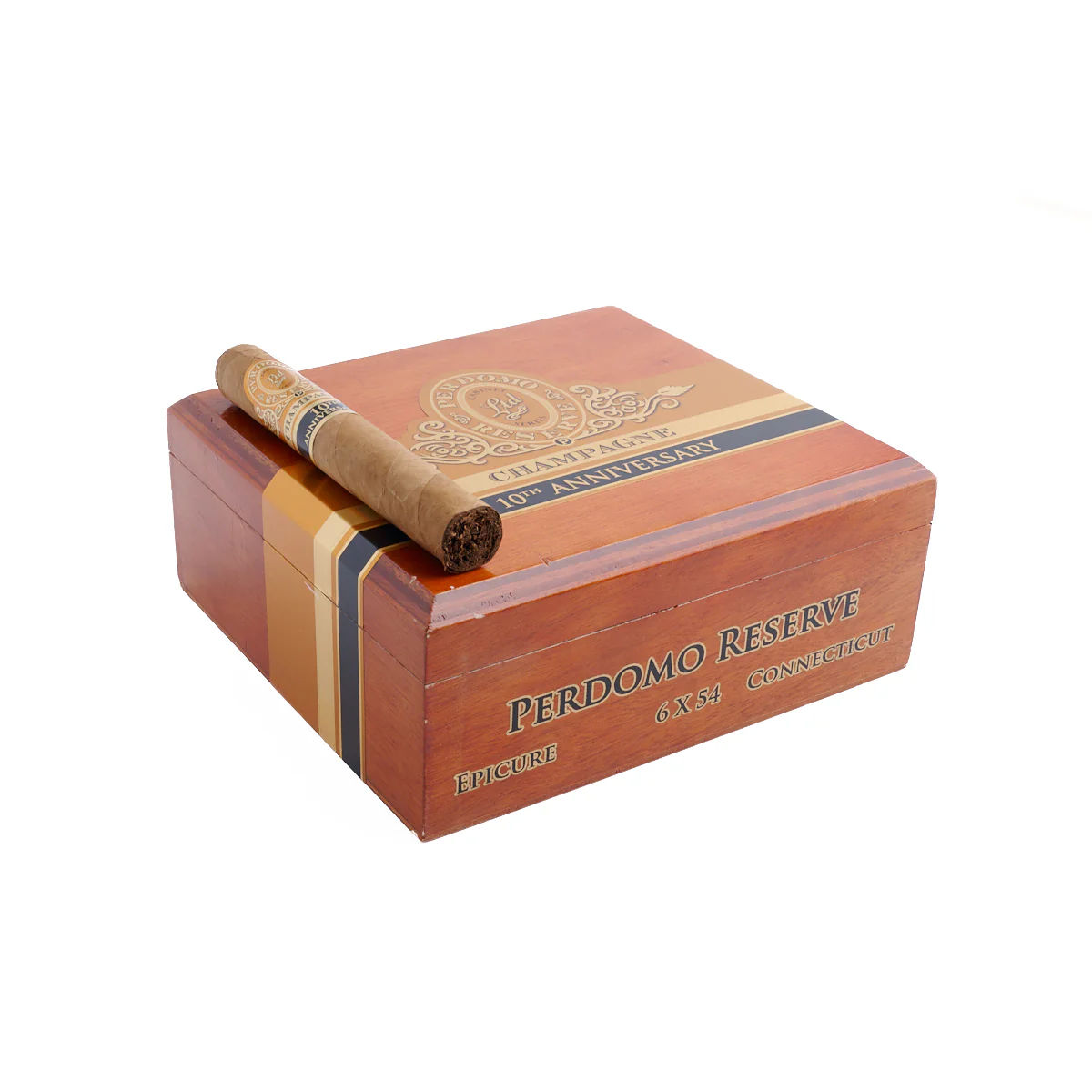 Perdomo 10th Anniversary Champagne Connecticut Epicure Toro