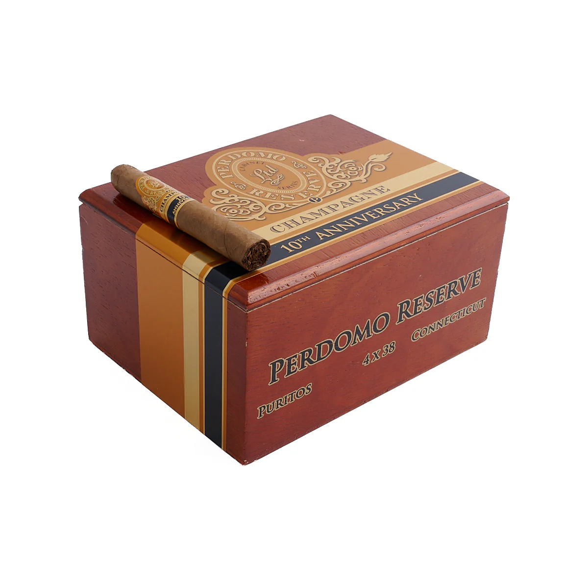 Perdomo 10th Anniversary Champagne Connecticut Purito