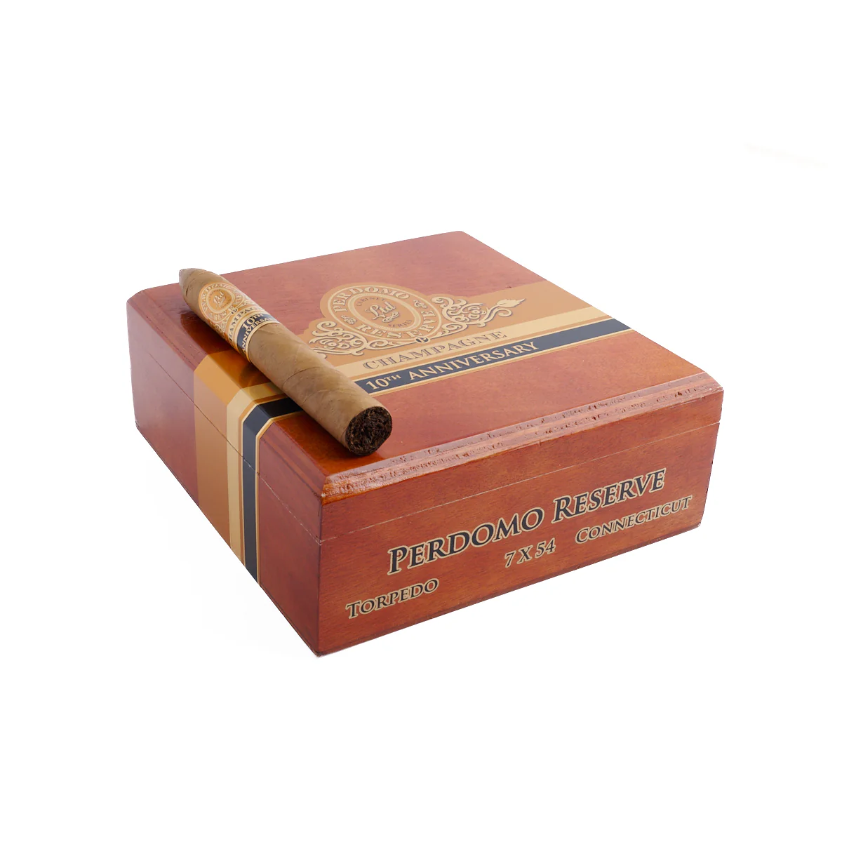 Perdomo 10th Anniversary Champagne Connecticut Torpedo