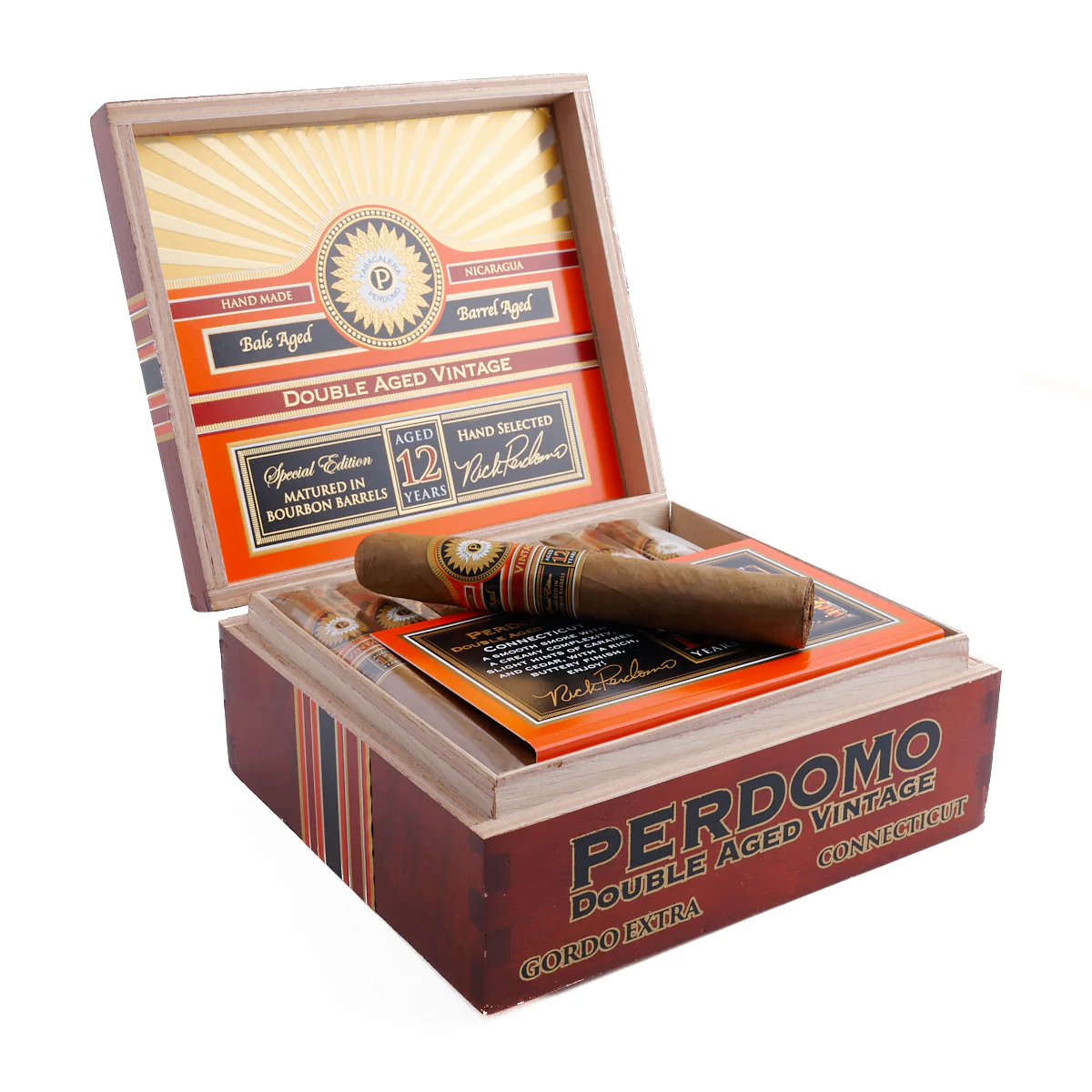 Perdomo Double Aged 12 Year Vintage Connecticut Gordo Extra - Image 2
