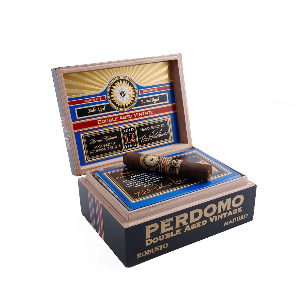 Perdomo Double Aged 12 Year Vintage Maduro Robusto - Image 2