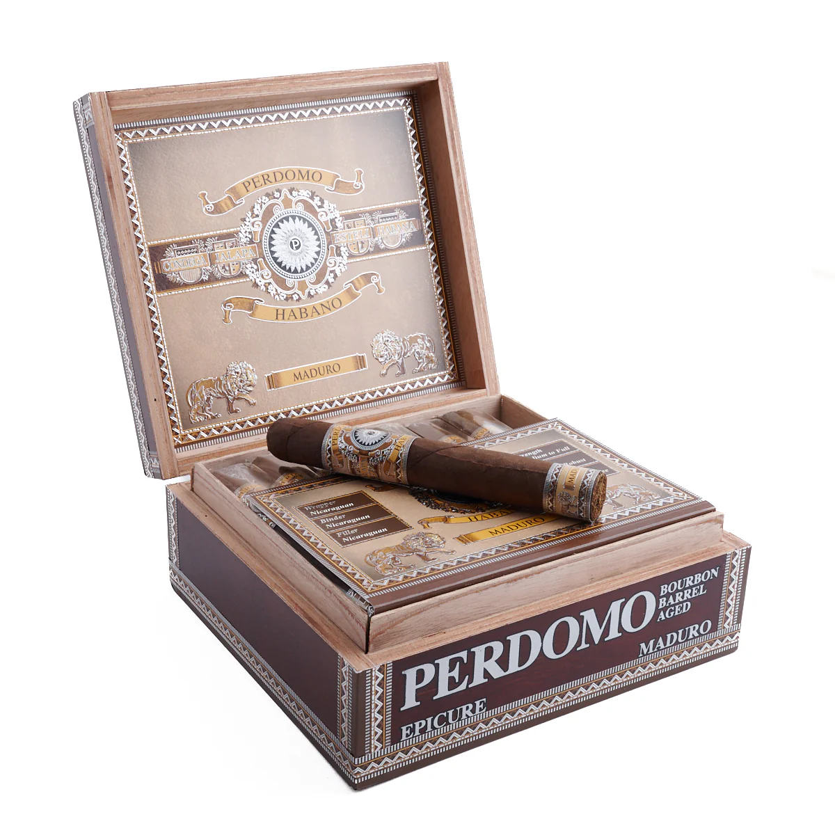 Perdomo Habano Bourbon Barrel Aged Maduro Epicure Toro - Image 2