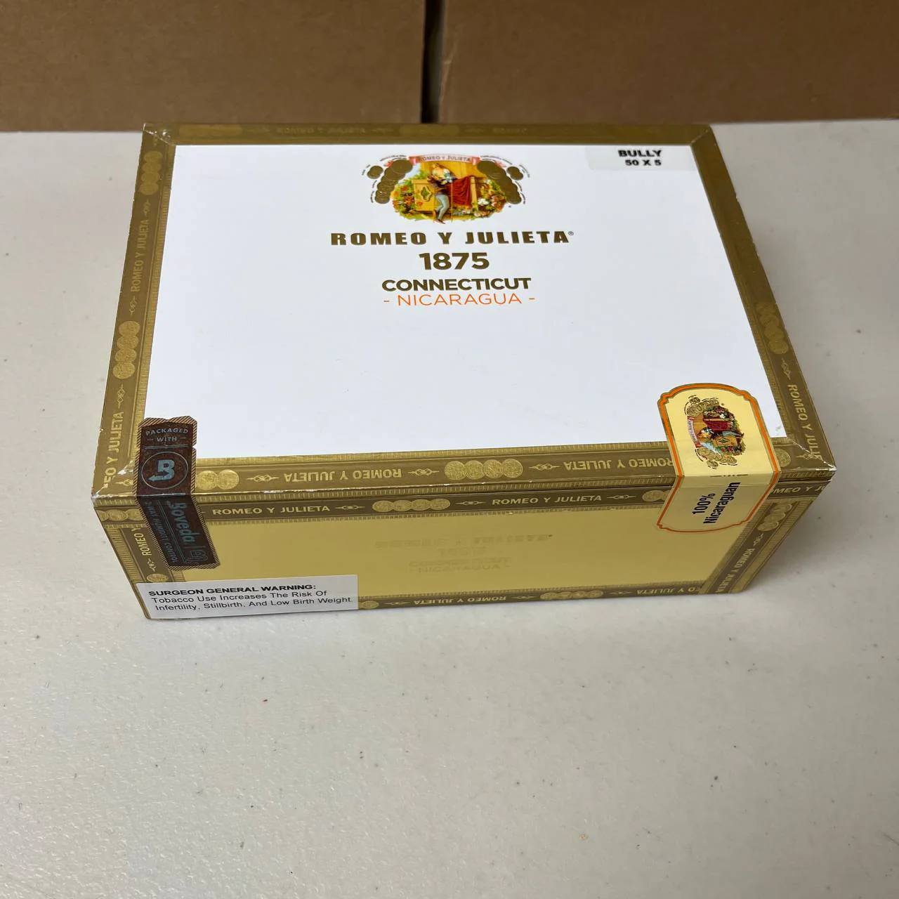 Romeo Y Julieta 1875 Connecticut Nicaragua Bully Robusto - Image 2