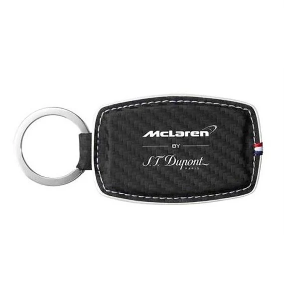 S.T. Dupont McLaren Carbon Fiber Leather Key Ring