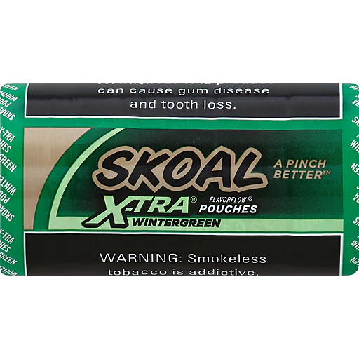 Skoal Xtra Wintergreen Pouches - Image 2